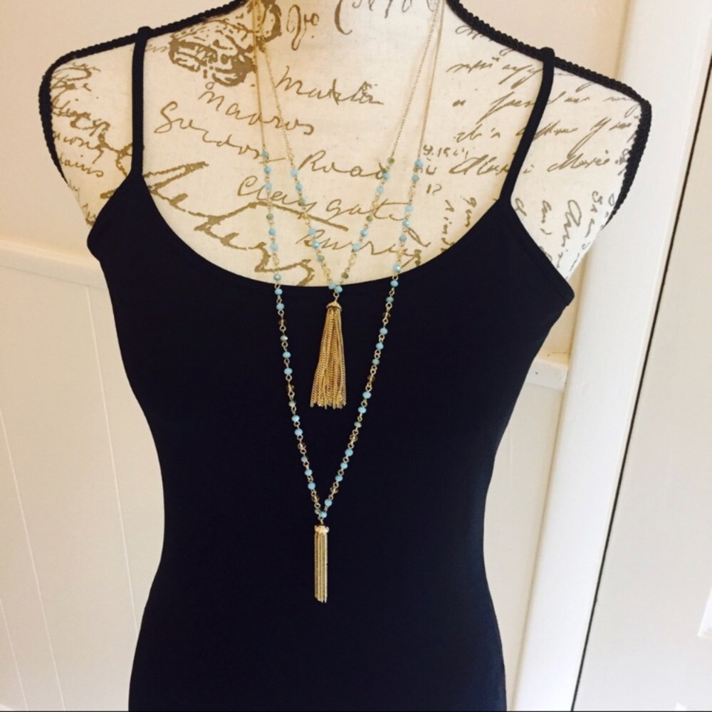Double Tassel Necklace